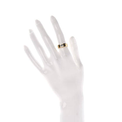 Louis Vuitton Brass Monogram Engraved Nanogram Ring S Gold 2 of 6