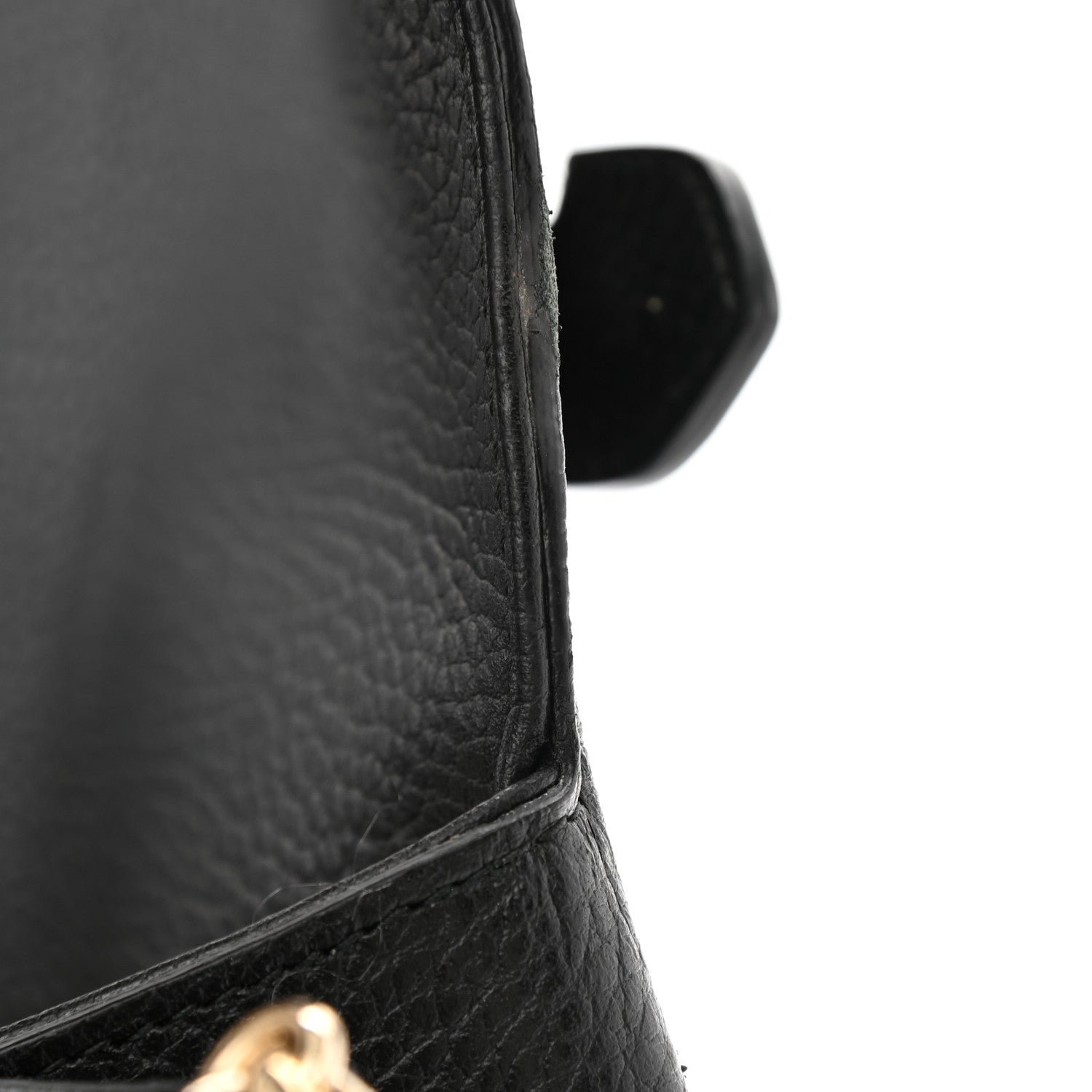 Gucci Dollar Calfskin Medium Interlocking G Top Handle Shoulder Bag Black 12 of 14