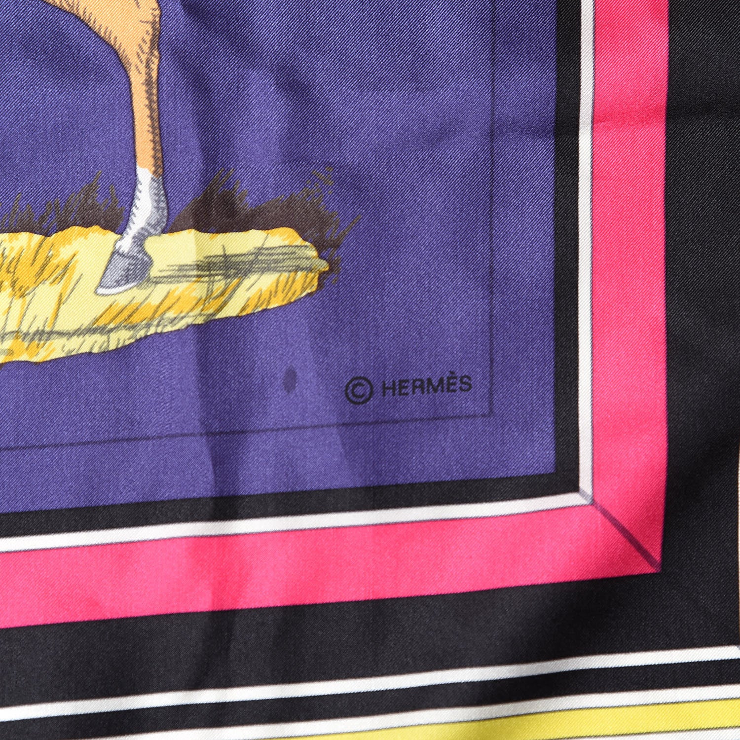 Hermes Silk Couvertures Et Tenues de Jour Scarf 140 4 of 6