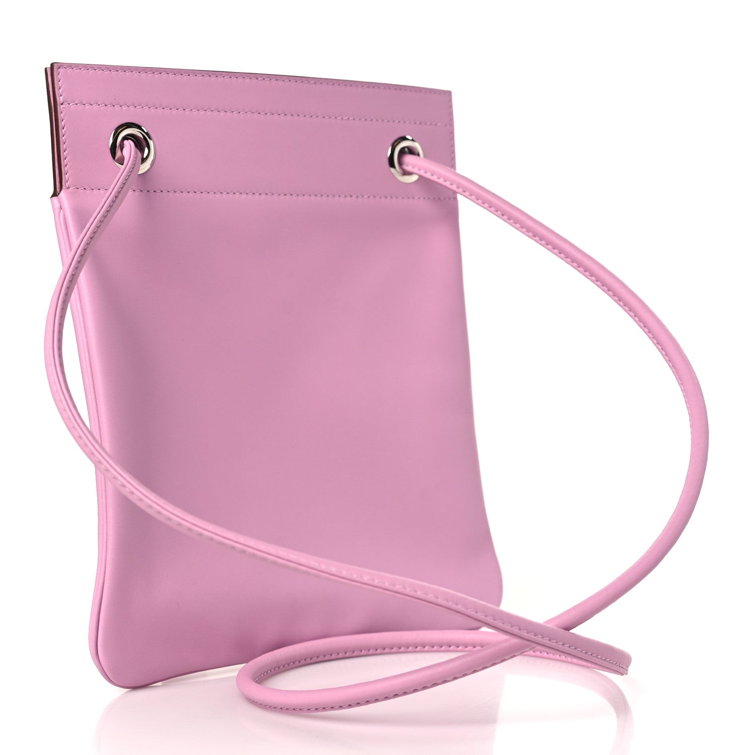 Hermes Milo Lambskin Swift Mini Aline Mauve Sylvestre 2 of 8