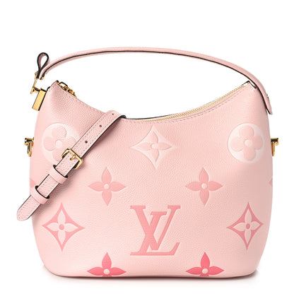 Louis Vuitton Empreinte Monogram Giant By The Pool Marshmallow Hobo PM Bouton De Rose 1 of 8