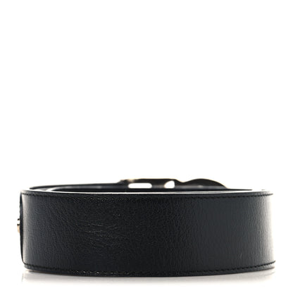 Christian Dior Calfskin Stitched CD Belt 85 34 Black 2 of 6