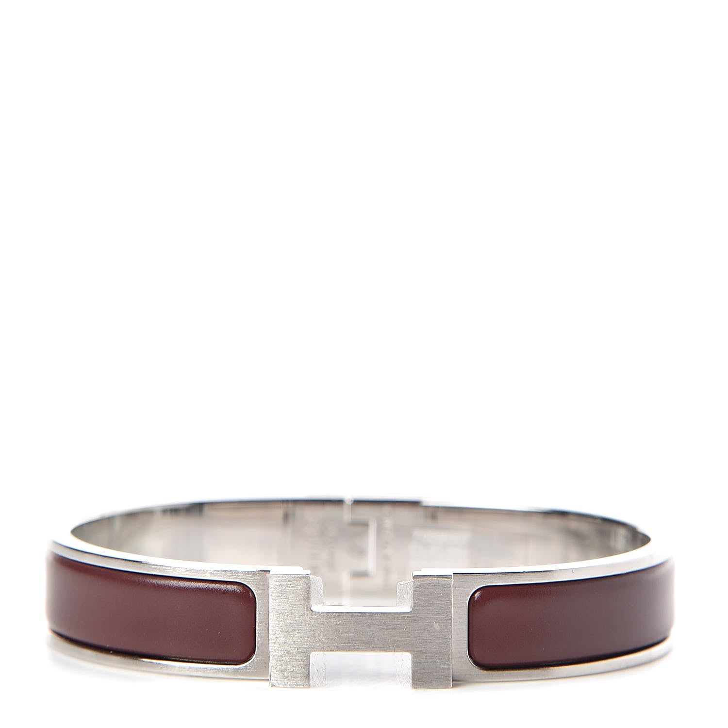 Hermes Matte Enamel Narrow Clic Clac HH Bracelet T5 Myrtille 1 of 4