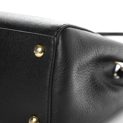 Fendi Vitello Elite Petite 2Jours Tote Black 9 of 9