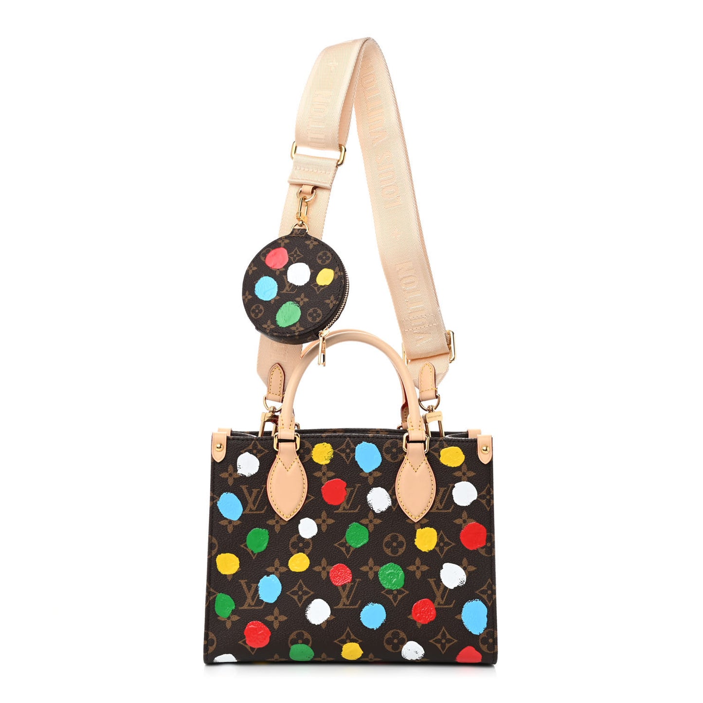 LV X YK Monogram Dots Onthego PM Multicolor