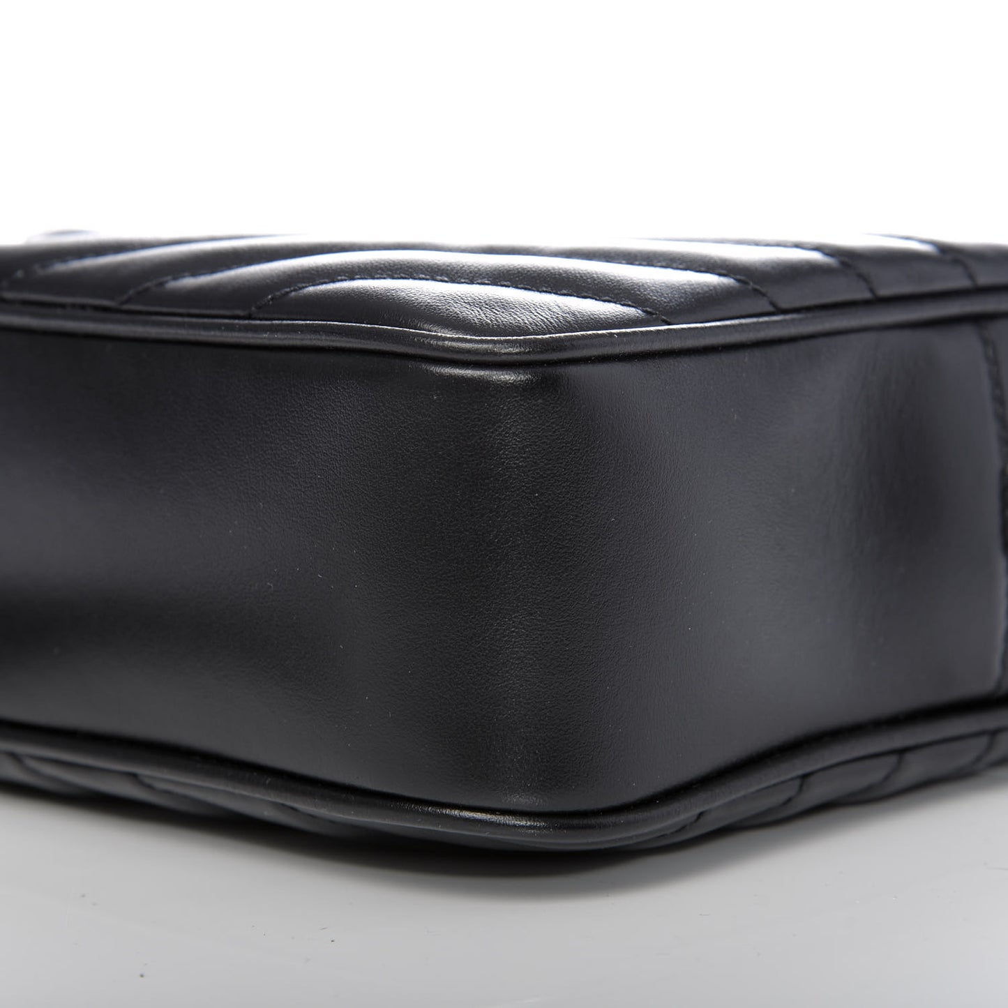 Calfskin Matelasse Monogram Lou Camera Bag Black