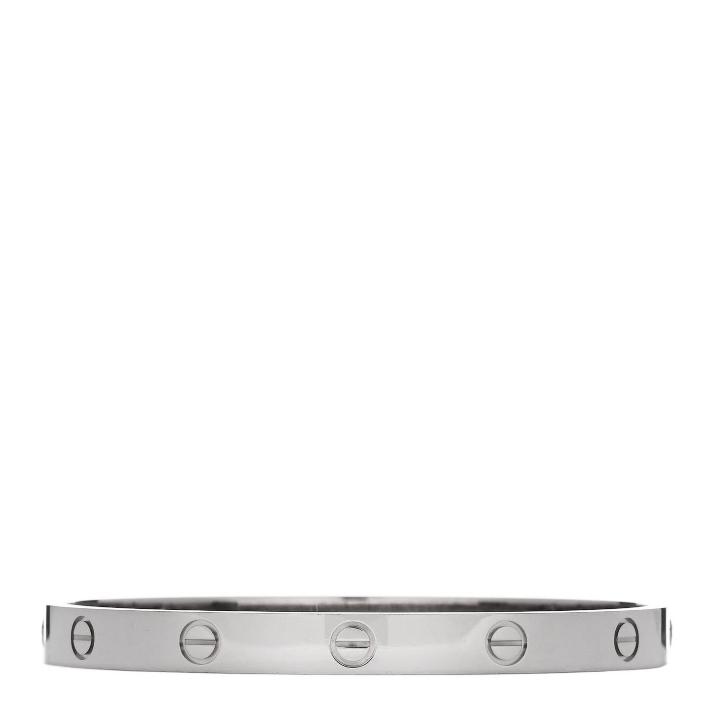 18K White Gold LOVE Bracelet 18