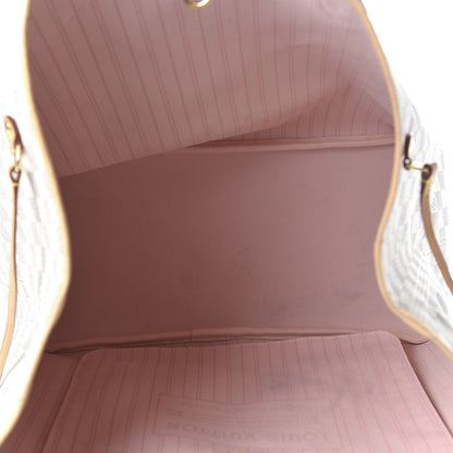 Louis Vuitton Damier Azur Neo Neverfull GM Rose Ballerine 5 of 11