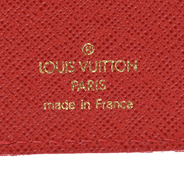 Vachetta Groom Key Ring Bag Charm Red