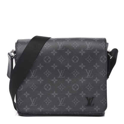 Louis Vuitton Monogram Eclipse District PM Black 1 of 10