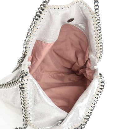 Stella McCartney Shaggy Deer Falabella Fold Over Tote Silver 5 of 9