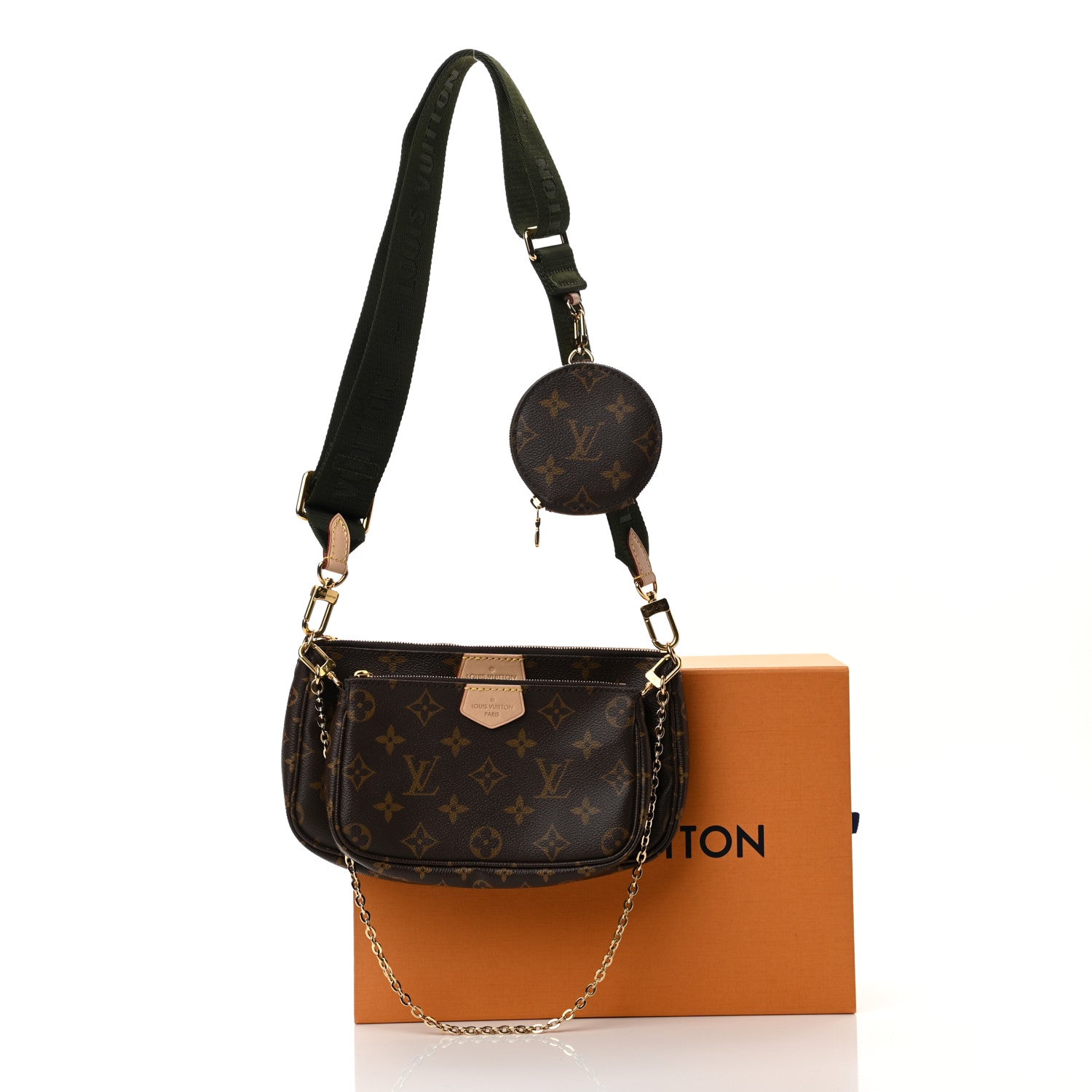 Louis Vuitton Monogram Multi Pochette Accessories Kaki 26 of 27