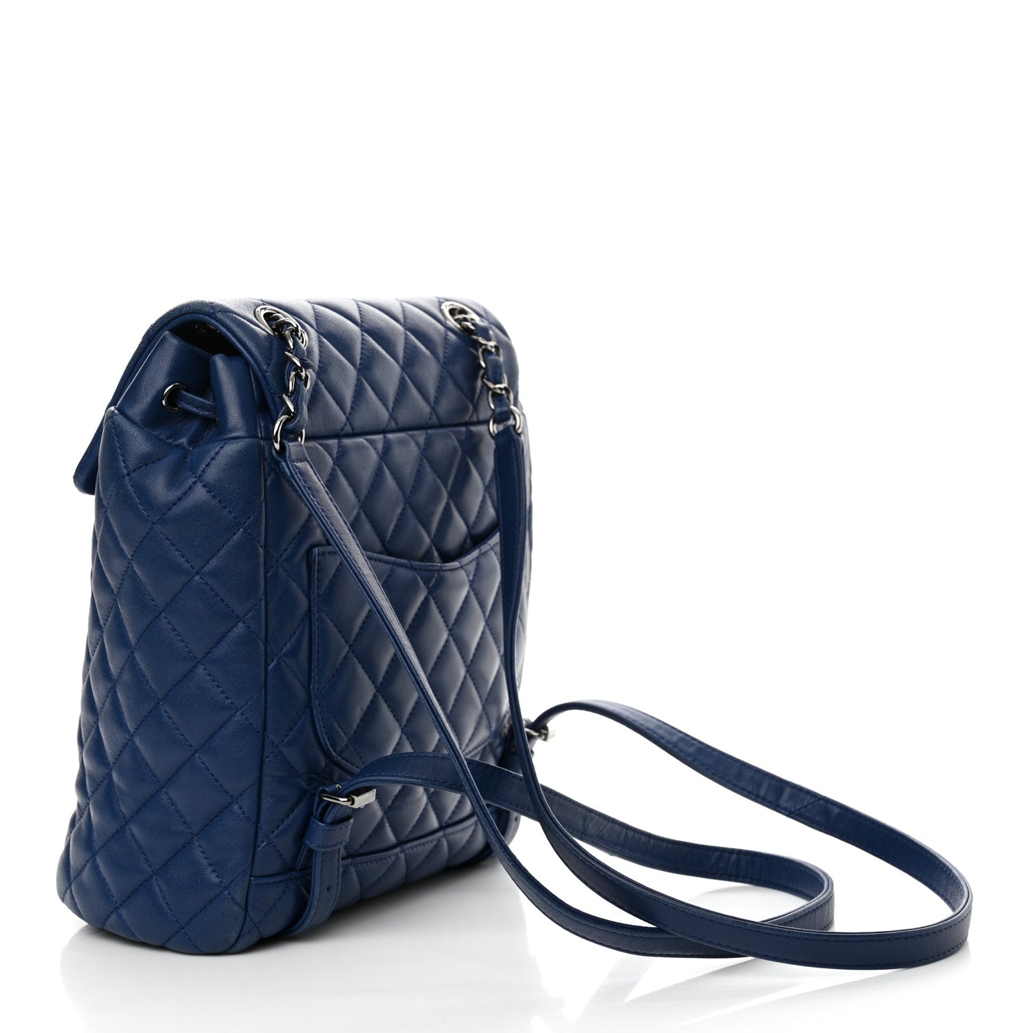 Chanel Lambskin Quilted Small Urban Spirit Backpack Blue 3 of 15