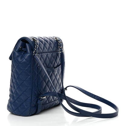 Chanel Lambskin Quilted Small Urban Spirit Backpack Blue 3 of 15