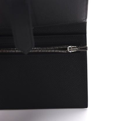 Hermes Epsom Bearn Compact Wallet Black 10 of 12