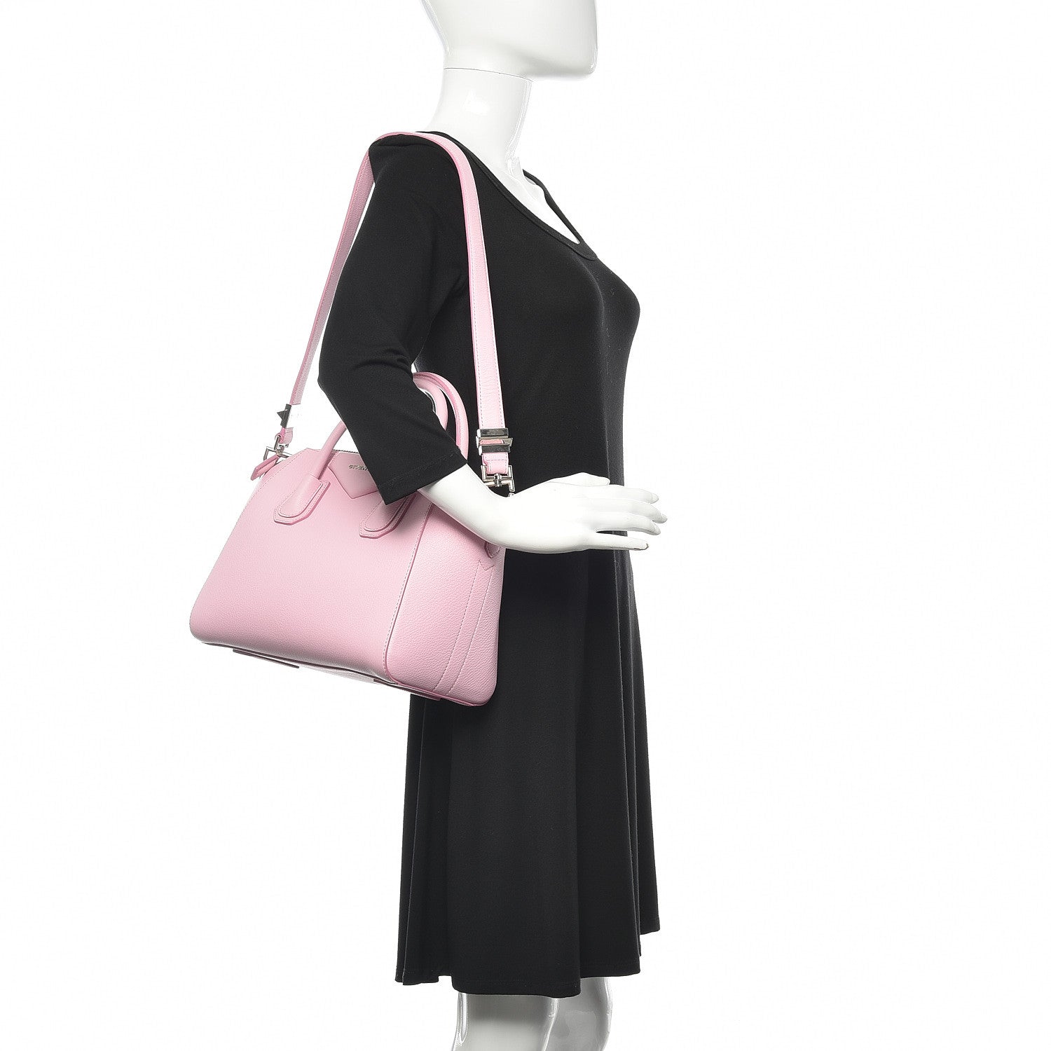 Givenchy Sugar Goatskin Small Antigona Bright Pink 2 of 13