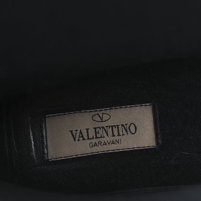 Valentino Garavani Rubber Rockstud Short Rainboots 38 Black 8 of 8