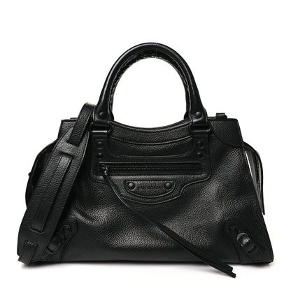 Balenciaga Grained Calfskin Neo Classic Black Hardware S City Black 1 of 10