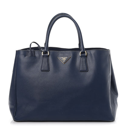 Prada Saffiano Lux Large Tote Bluette 1 of 24