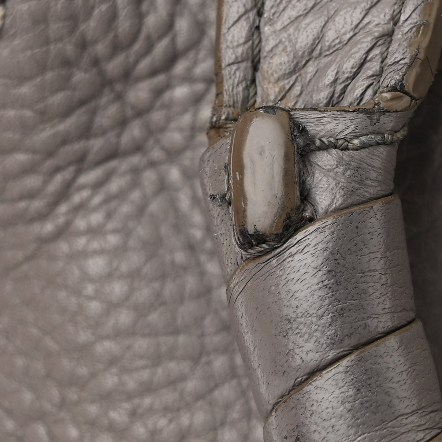 Calfskin Mini Marcie Satchel Cashmere Grey