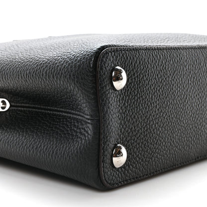 Louis Vuitton Taurillon Snakeskin Capucines BB Black 8 of 9