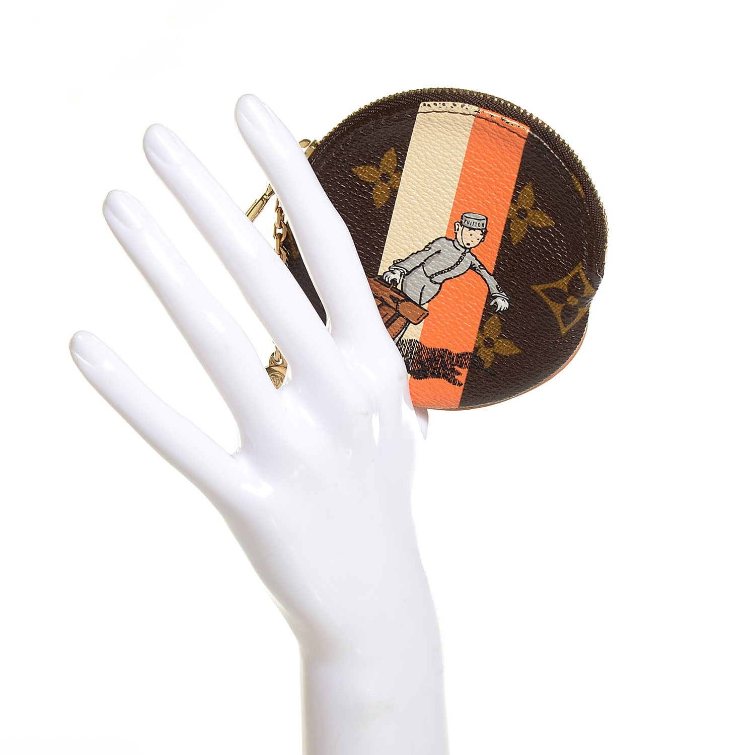 Louis Vuitton Monogram Groom Round Coin Purse 2 of 7