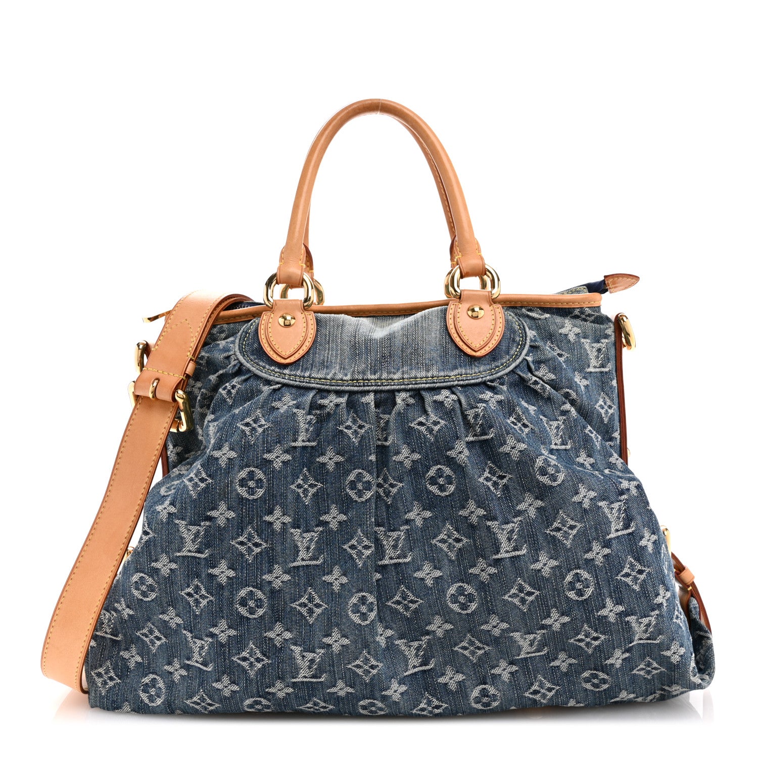 Louis Vuitton Denim Neo Cabby GM Blue 1 of 10