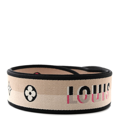 Louis Vuitton Jacquard Speedy Bandouliere 20 Shoulder Strap Black 2 of 4