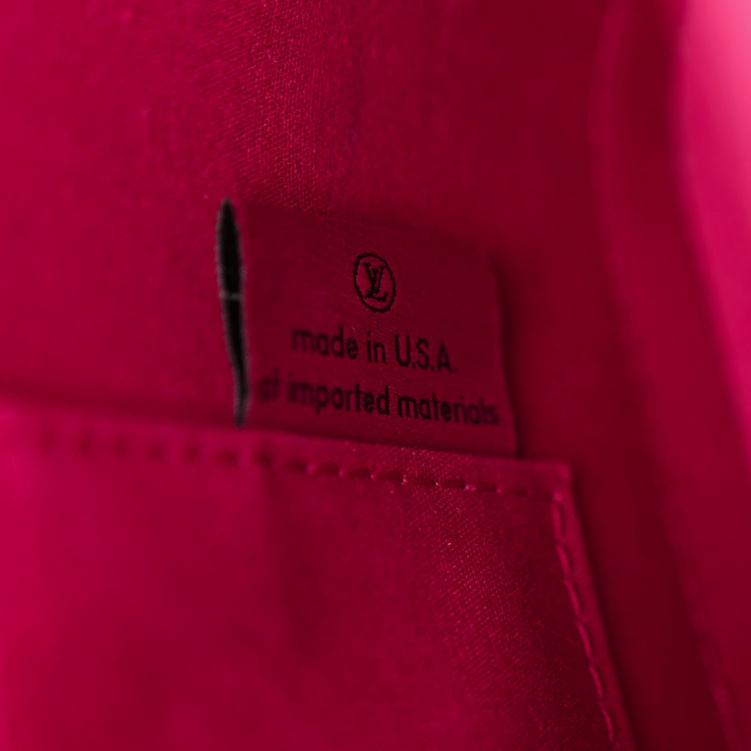 Louis Vuitton Vernis Alma BB Magenta 7 of 11