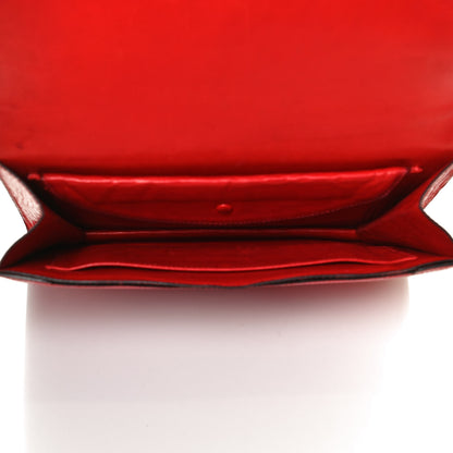 Hermes Lizard Faco Clutch Red 5 of 11