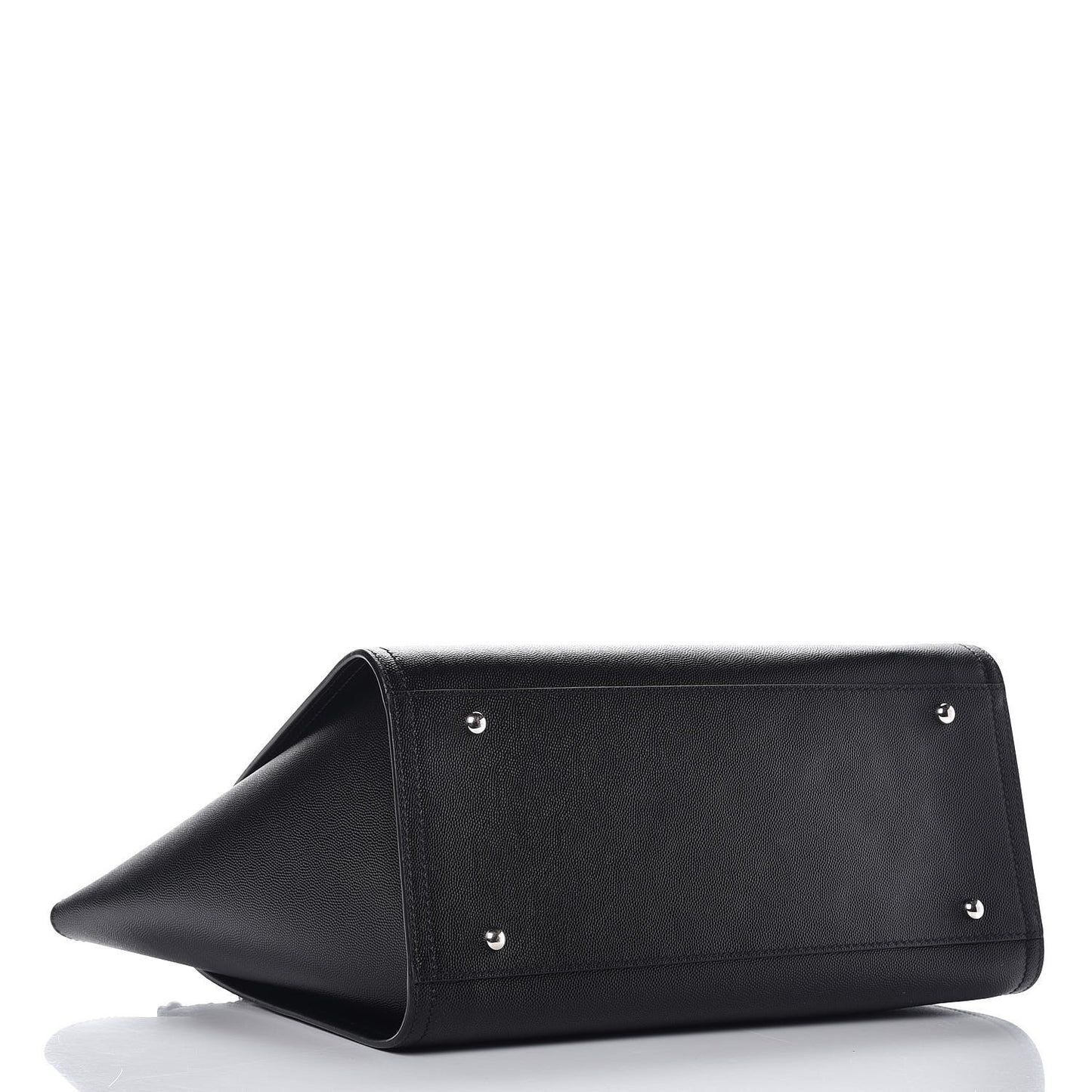 Caviar Small Studded Deauville Tote Black