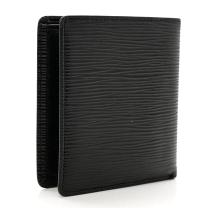 Louis Vuitton Epi 6 Card Billfold Wallet Black 3 of 9