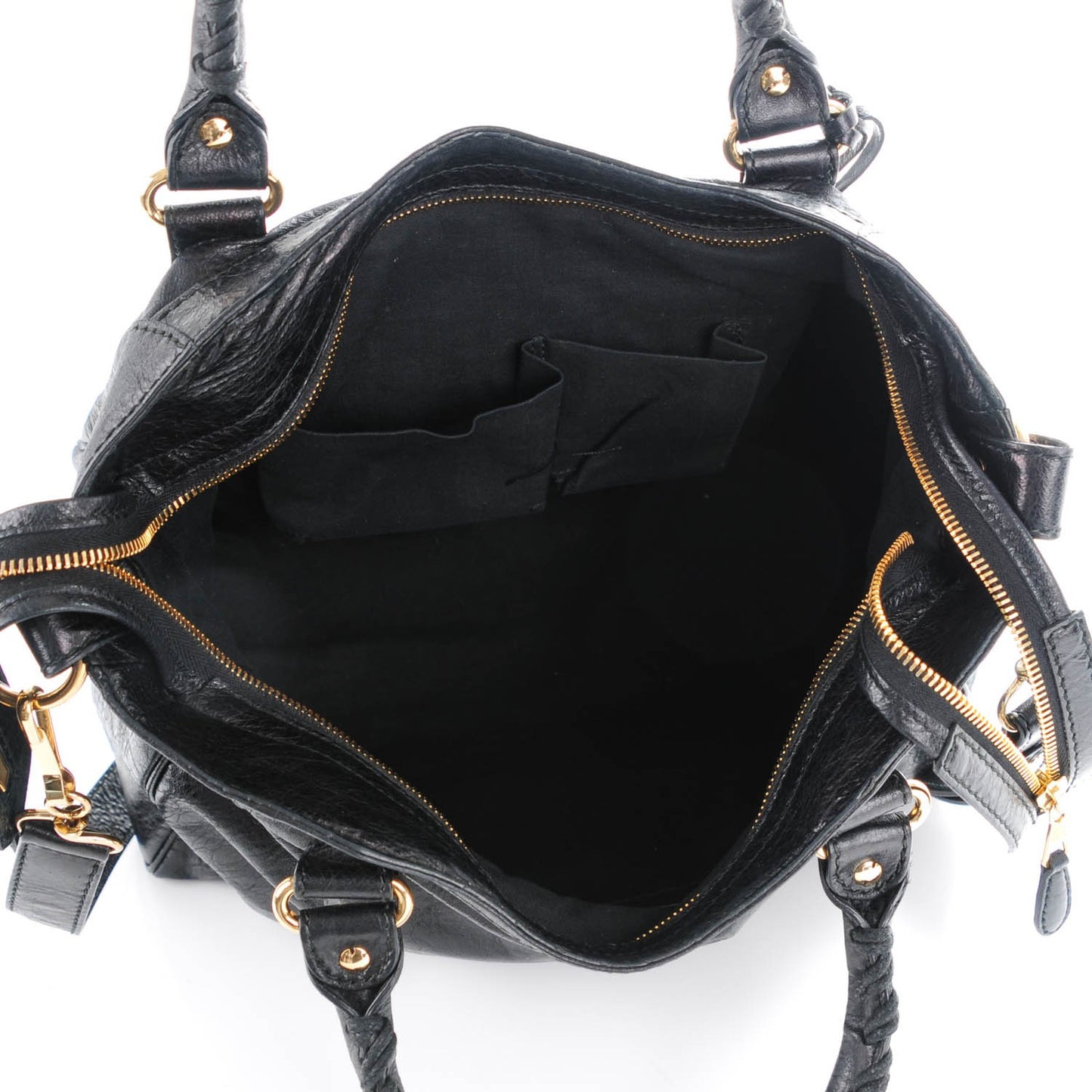 Agneau Giant 12 Gold Hardware Velo Black