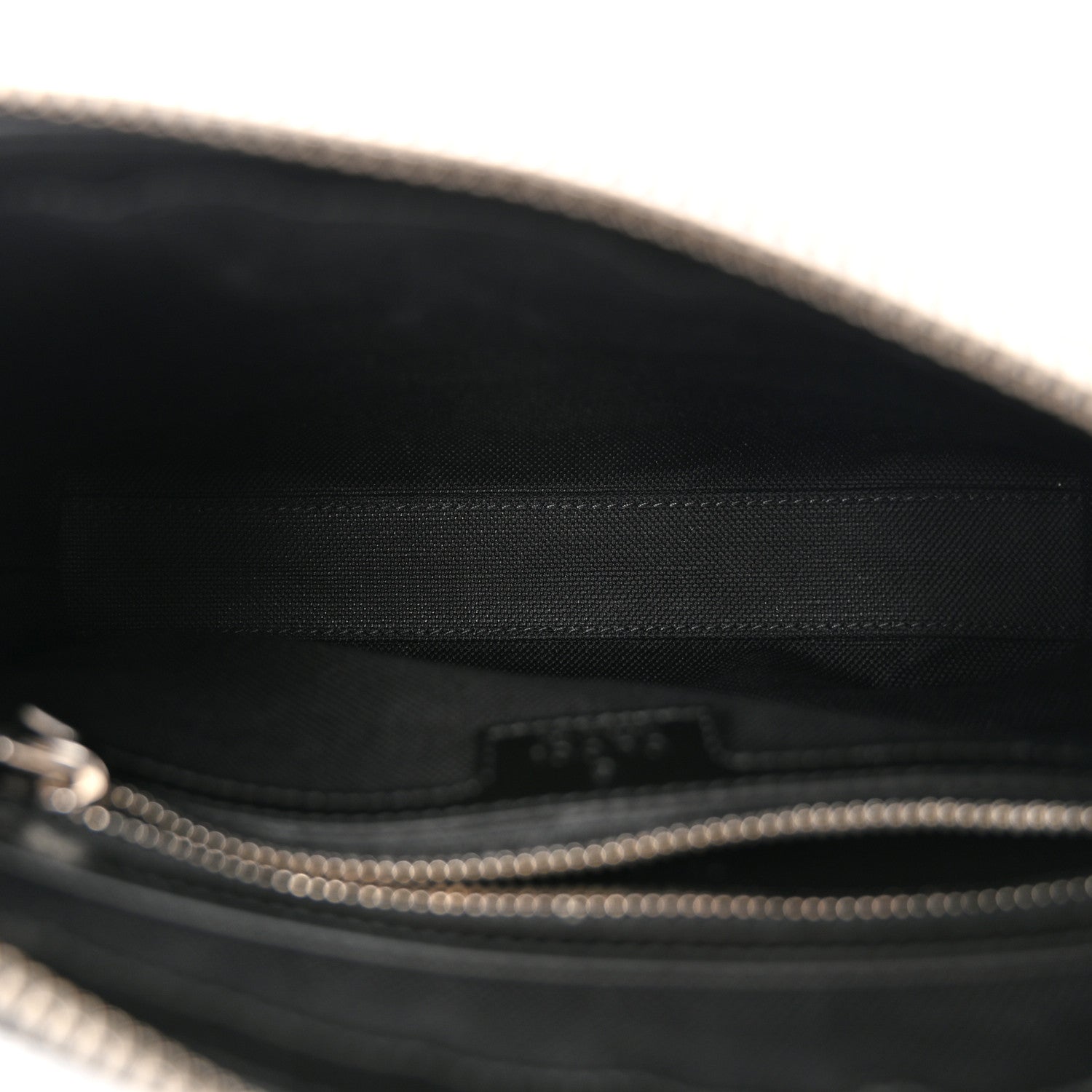 Gucci GG Supreme Monogram Azalea Calfskin Retro Interlocking G Wristlet Messenger Bag Black 5 of 10