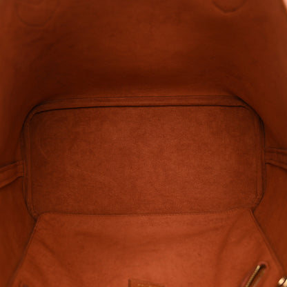 Louis Vuitton Empreinte Monogram Giant Neverfull MM Cognac 6 of 10