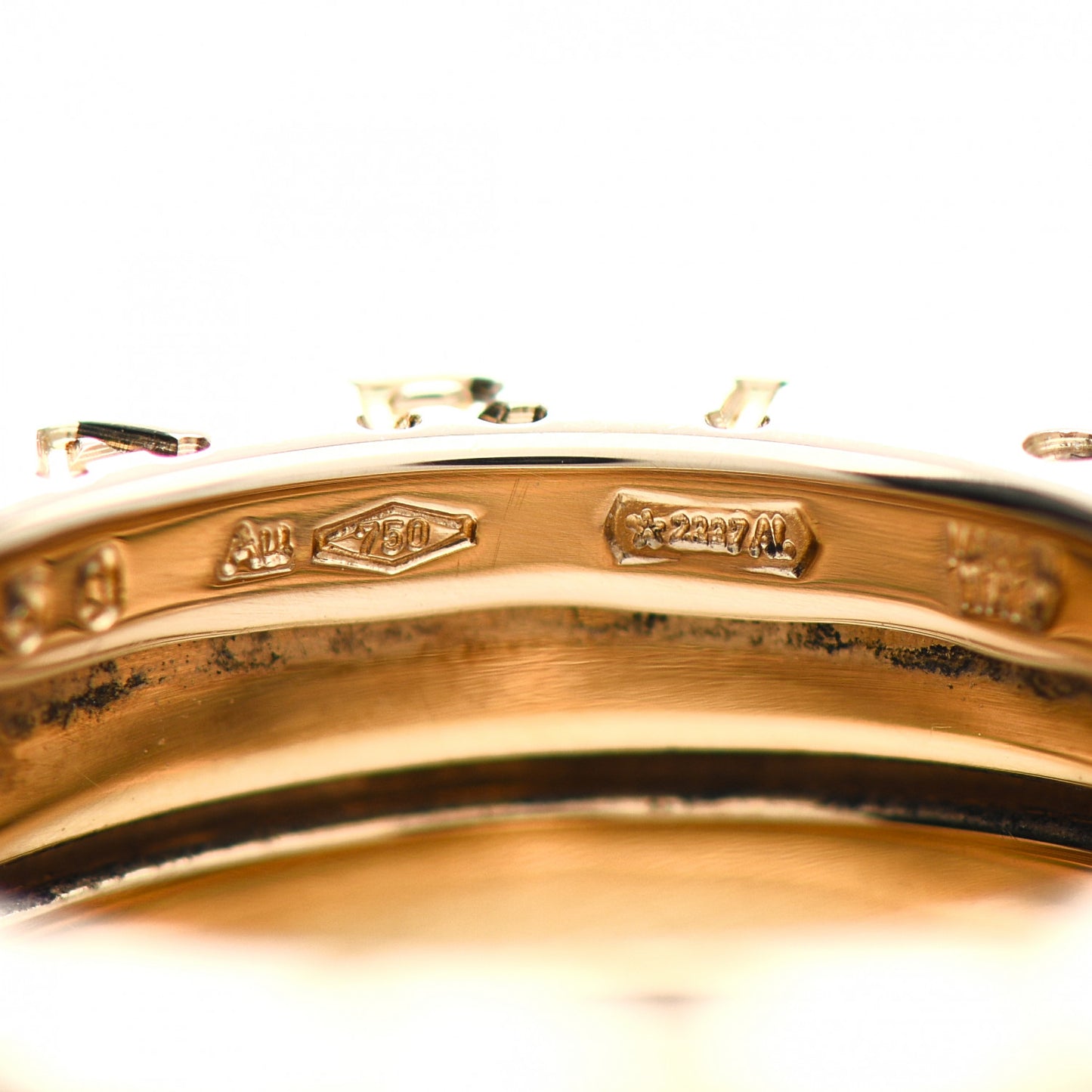 18K Yellow Gold B.Zero1 Four-Band Ring 50 5.25