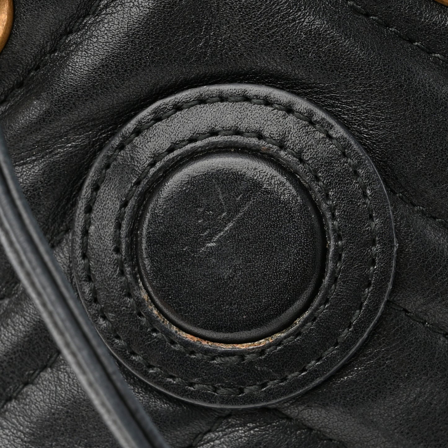 Calfskin Matelasse GG Marmont Flap Backpack Black