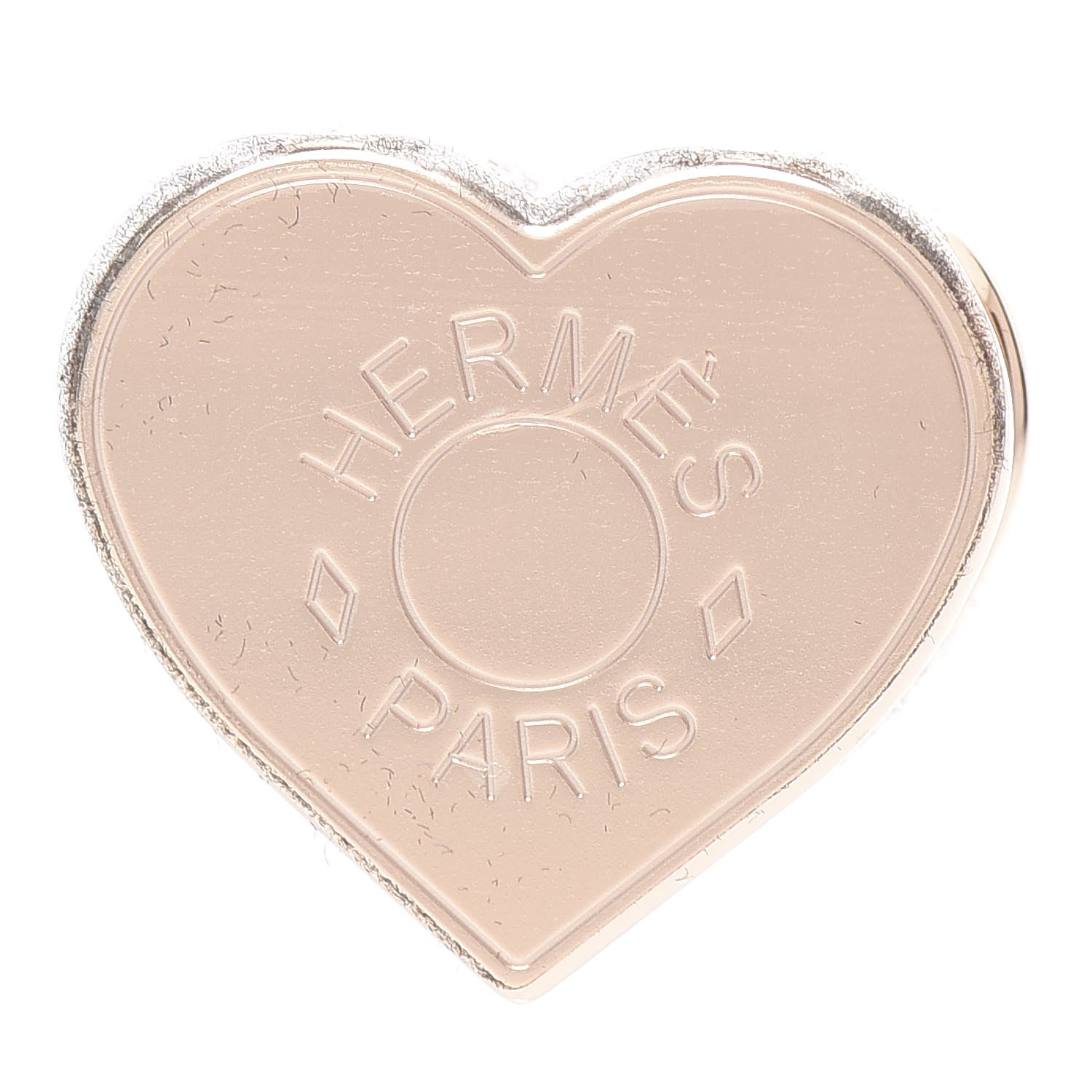 Hermes Permabrass Coeur Scarf Ring 1 of 3