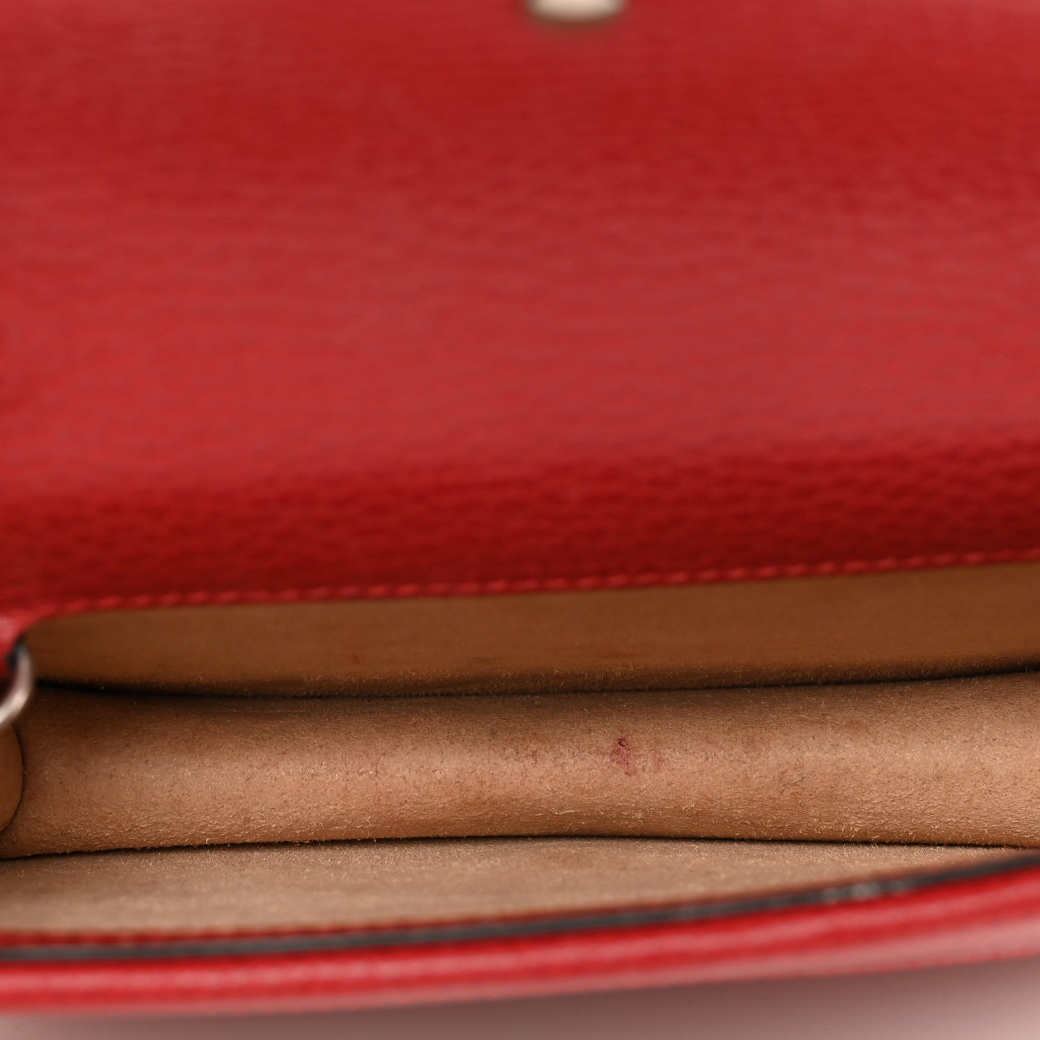 Gucci Calfskin Super Mini Dionysus Shoulder Bag Hibiscus Red 6 of 13