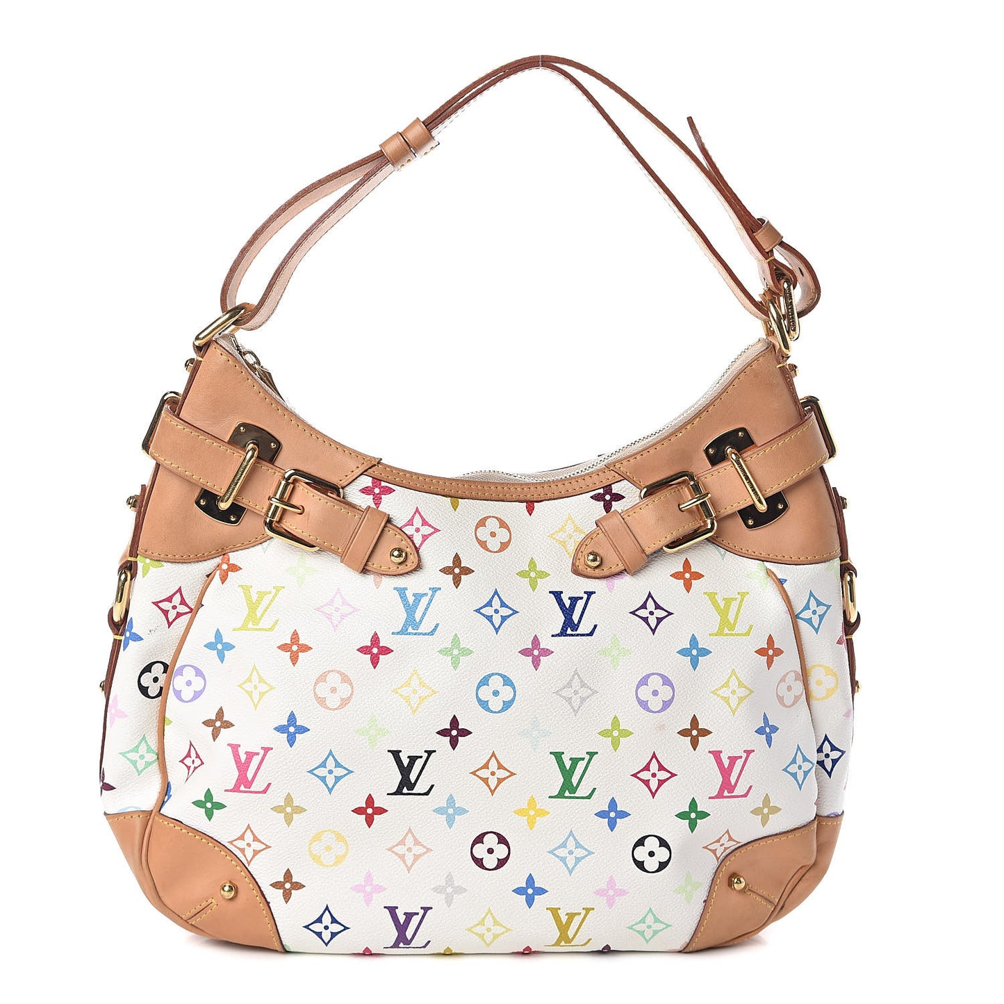 Monogram Multicolor Greta White