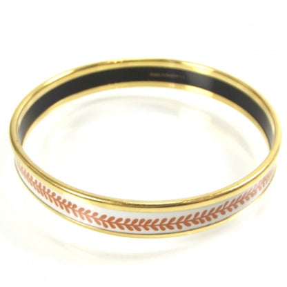 Hermes Enamel Narrow Bracelet Gold 1 of 5