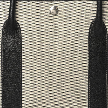 Hermes Toile Buffle Skipper Garden Party 36 MM Tote Black 7 of 10