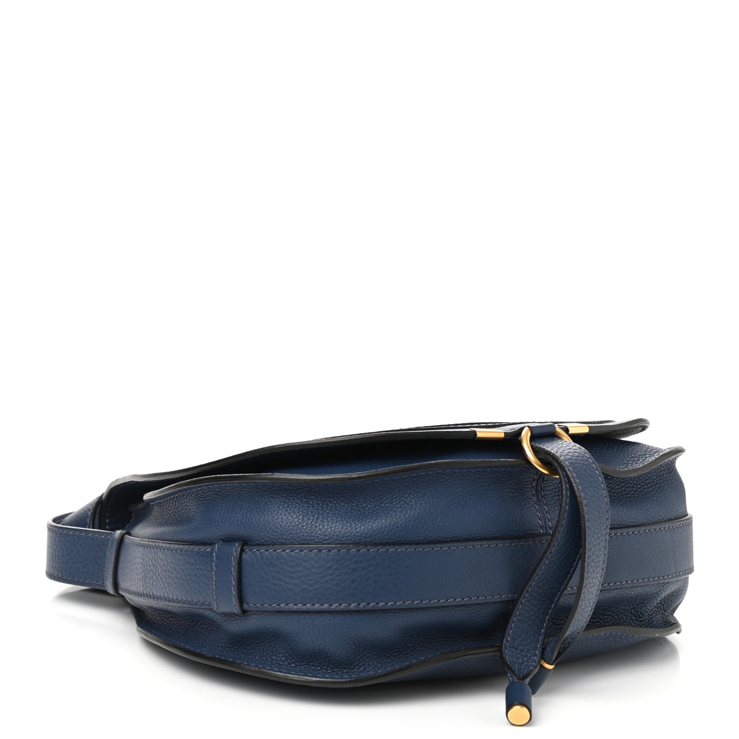 Chloe Calfskin Medium Marcie Round Crossbody Bag Royal Navy 4 of 12