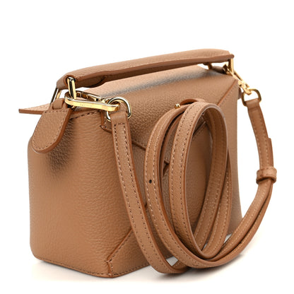 Loewe Calfskin Mini Puzzle Edge Bag Toffee 3 of 11
