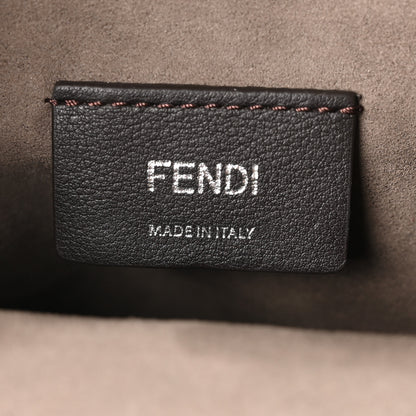 Fendi Vitello Century Pearl Bi-Color Scalloped Back to School Backpack Cuoio Camelia 6 of 10