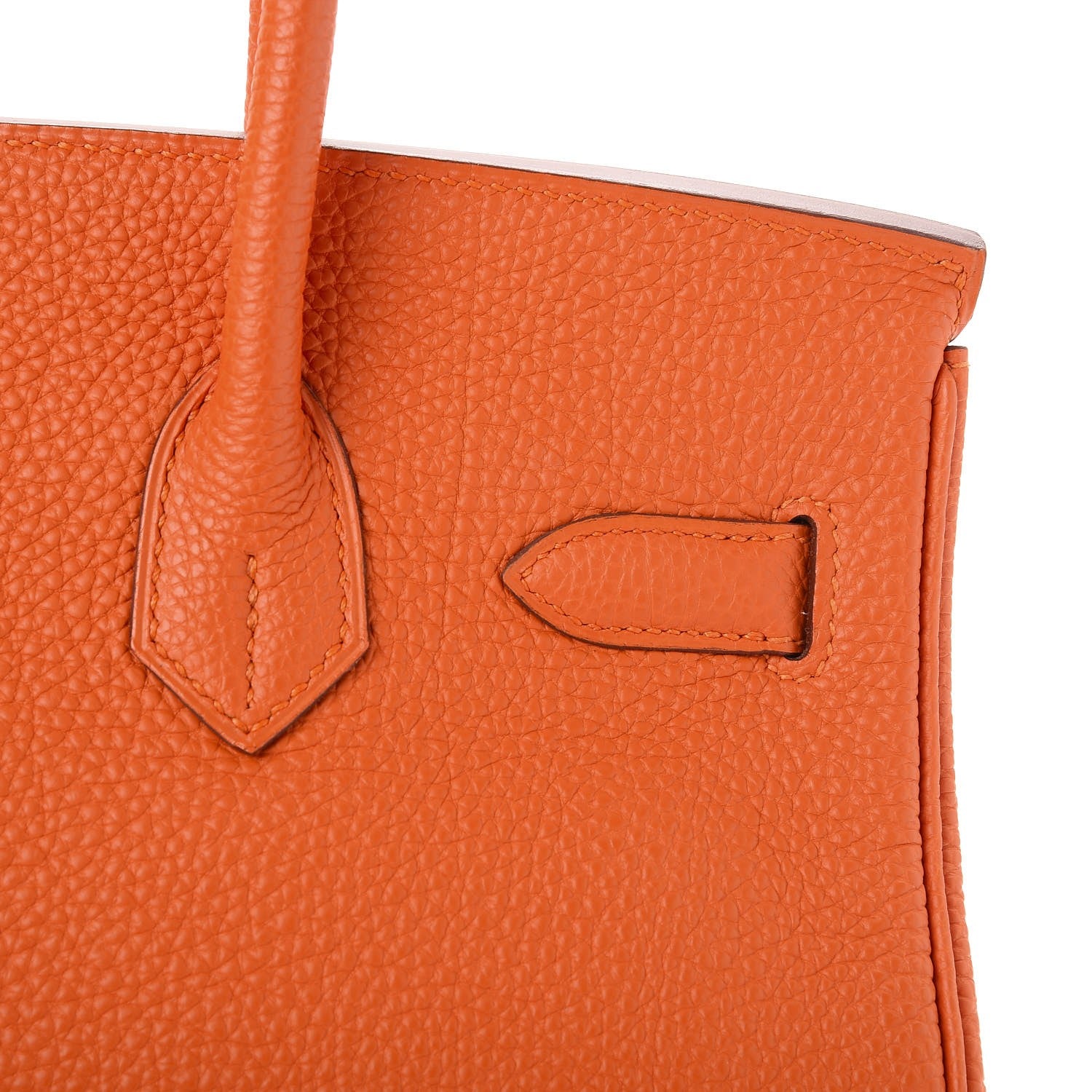 Hermes Togo Birkin 30 Orange 27 of 31