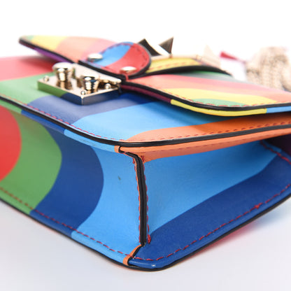 Valentino Garavani Vitello 1973 Mini Glam Lock Rockstud Flap Multicolor 9 of 12