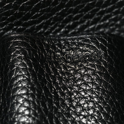 Delvaux Grained Calfskin Deux De Delvaux Bucket Bag Black 7 of 10