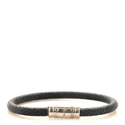 Louis Vuitton Damier Graphite Keep It Bracelet 1 of 4