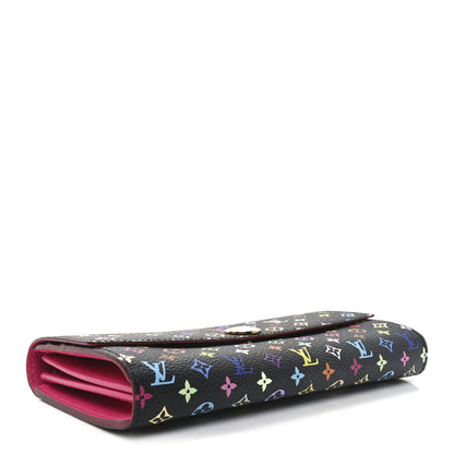Louis Vuitton Monogram Multicolor Sarah Wallet Black Grenade 4 of 6